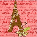Pack Your Bags - Eiffel Towers on Muted Rose