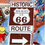 Open Road - Route 66 Scenic Landmark Collage