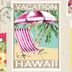 Lost in Paradise - Tropical Getaway Postage Stamps (Digital)