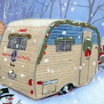 Vintage Trailers in Winter - BACK IN STOCK!