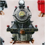 All Aboard - Steam Engines on Beige