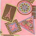 Pack Your Bags - Travel Stickers on Pink by Arrin Turnmire