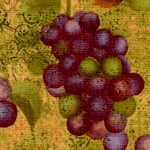 Crush - Tossed Grapes #1 by Sue Zipkin