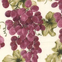Vineyard Classics II - Painterly Grapevines on Cream