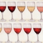 Uncork and Unwind - Rows of Small-Scale Wine Glasses 