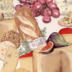 Uncork and Unwind - Gourmet Cheese, Bread and Fruit by Mary Lake Thompson