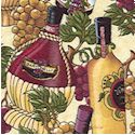 Tuscany - Grapes and Wines on Cream by Lloyds and Barton