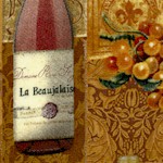 Vineyard Tapestry Wine Bottle