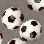 Sports Life - Tossed Soccer Balls on Gray