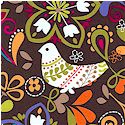 Birds of Norway on Espresso Brown  - BACK IN STOCK!