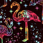 Midnight Tropical - Galaxy Flamingos - BACK IN STOCK!