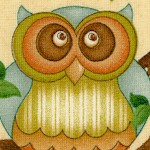 Lifes a Hoot - Whimsical Owls on Beige