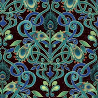 Peacock Symphony -  Feather Medallion 