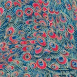 Peacocks - Gilded Feathers #1 - LTD. YARDAGE AVAILABLE (.5 YD) MUST BE PURCHASED IN FULL