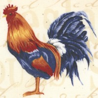 French Country Roosters by Barb Tourtillotte