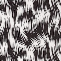 Silhouettes - Black and White Waves - SALE! (MINIMUM PURCHASE 1 YARD)