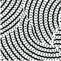 Pen and Ink - Accordian Swirls in Black and White- LTD. YARDAGE AVAILABLE (1 YARD) MUST BE PURCHASED