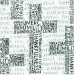 Be Mindful in Black and White by Whistler Studios - LTD. YARDAGE AVAILABLE