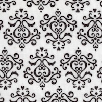 The Tuxedo Collection -  Petite Damask in Black and White
