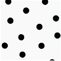 Masquerade - Tossed Black Polka Dots on Ivory