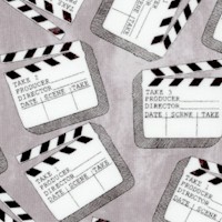 Lights, Camera, Action! Tossed Movie Clapboards #2 by Whistler Studios