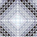 Prism Break - Black  White and Gray Geometric Diamonds