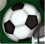 Sports Life 3 - Tossed Soccer Balls on Green