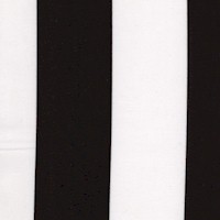Two by Two - Vertical Referee Stripe in Black and White